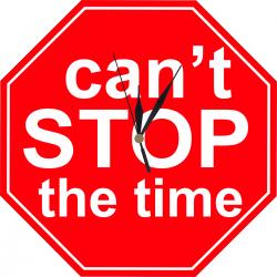 Стенен часовник Знак STOP