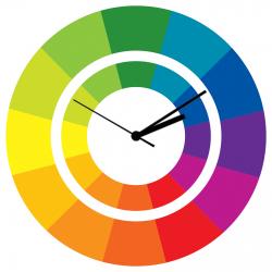 Стенен часовник Pantone